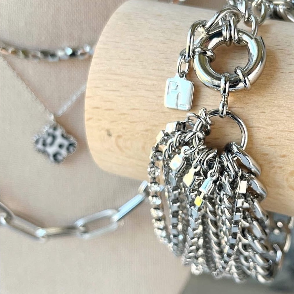 **FINAL $ DROP** Park Lane “Harley” Silver Multi-Chain Bracelet